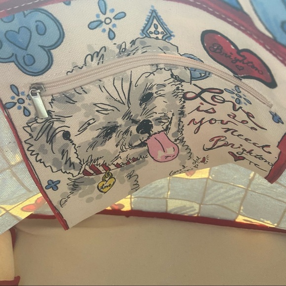 Brighton love sparkle tote canvas dog heart - Picture 8 of 9